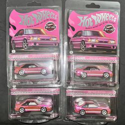 Hot Wheels RLC Exclusive Pink Edition 1993 Ford Mustang Cobra R Lot