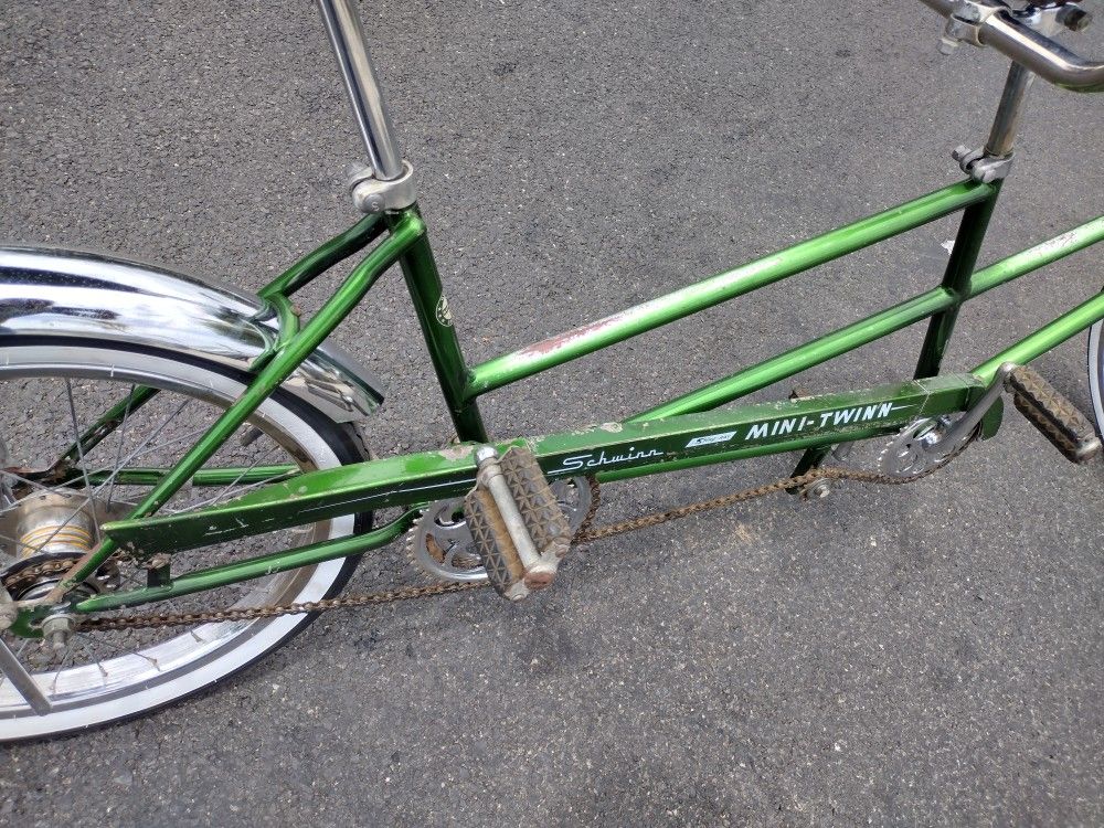 1968 schwinn tandem bicycle Purple 