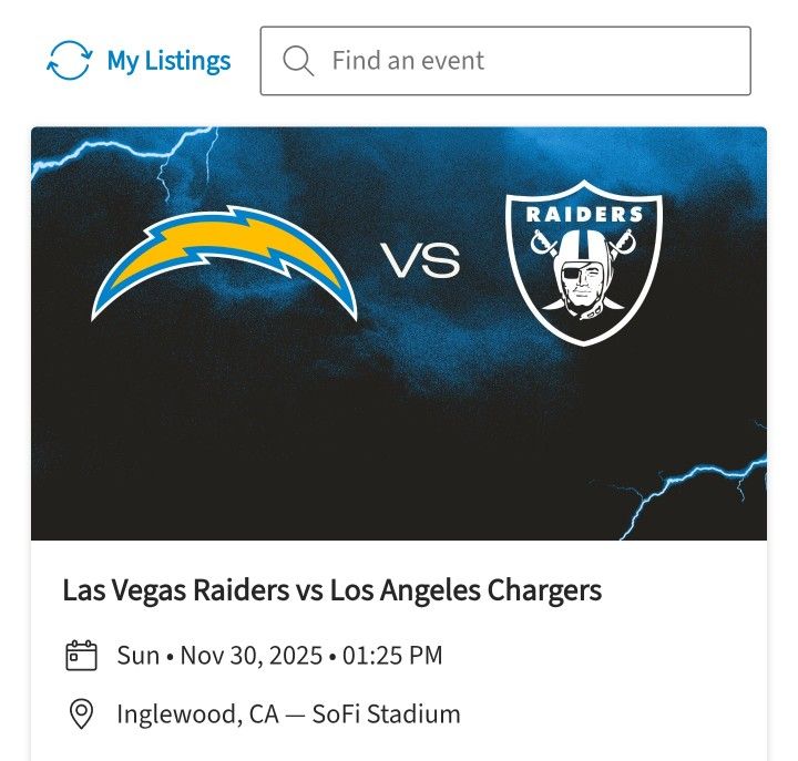Chargers Vs Raiders