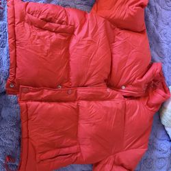 Red Puffer Jacket 