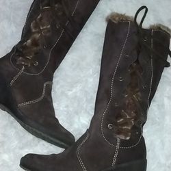 London Fog 7.5 Brown Boots