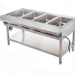 Steam Table Food Warmer Cutting Board Commercial Electric Food Warmer