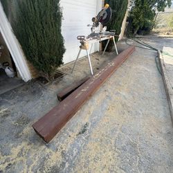 $150 for both brown treated beams