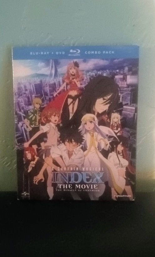 A Certain Magical Index The Movie, The Miracle of Endymion DVD and Blu-Ray