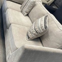 Sofa With Accent Pillows