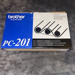 Genuine Brother PC-201 Black Fax Printing Cartridge NEW IN BOX MFC-1770 FAX-1010
