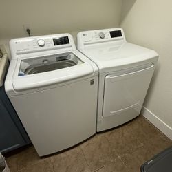LG top load washer and front load dryer in excellent condition. ($1,200 Value) 