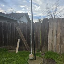Tetherball On Concrete 
