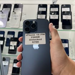 iPhone 15 PM 256GB Unlocked Great Working Condition 