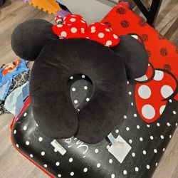 Minnie Mouse Travel Pillow From Disney Tokyo