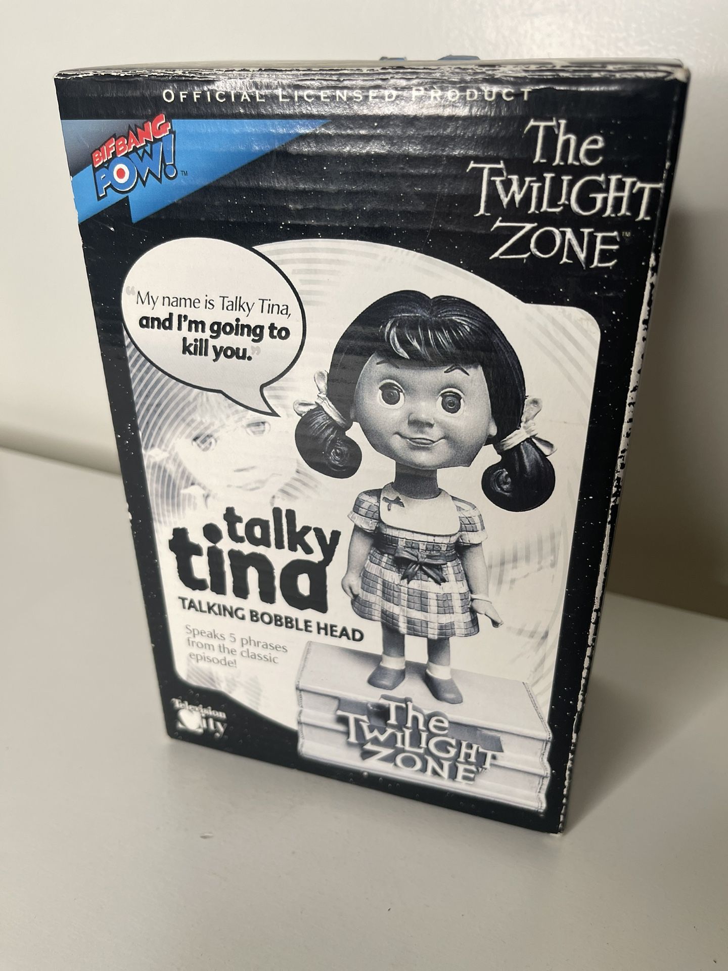 Twilight Zone Talky Tina - Talking Bobble Head
