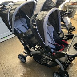 Stroller Double Stroller Sit And Stand Also Two Single Strollers And Jogging