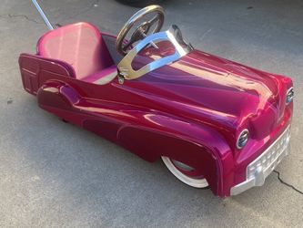 Custom pedal car stroller