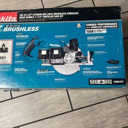 Makita 18v Lithium-ion 36v 7 1/4 