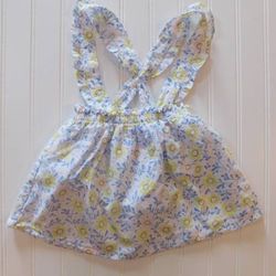 Wonder Nation Girls 18 months floral jumper dress