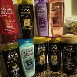 Loréal Paris Elvive shampoo $5.50 Each
