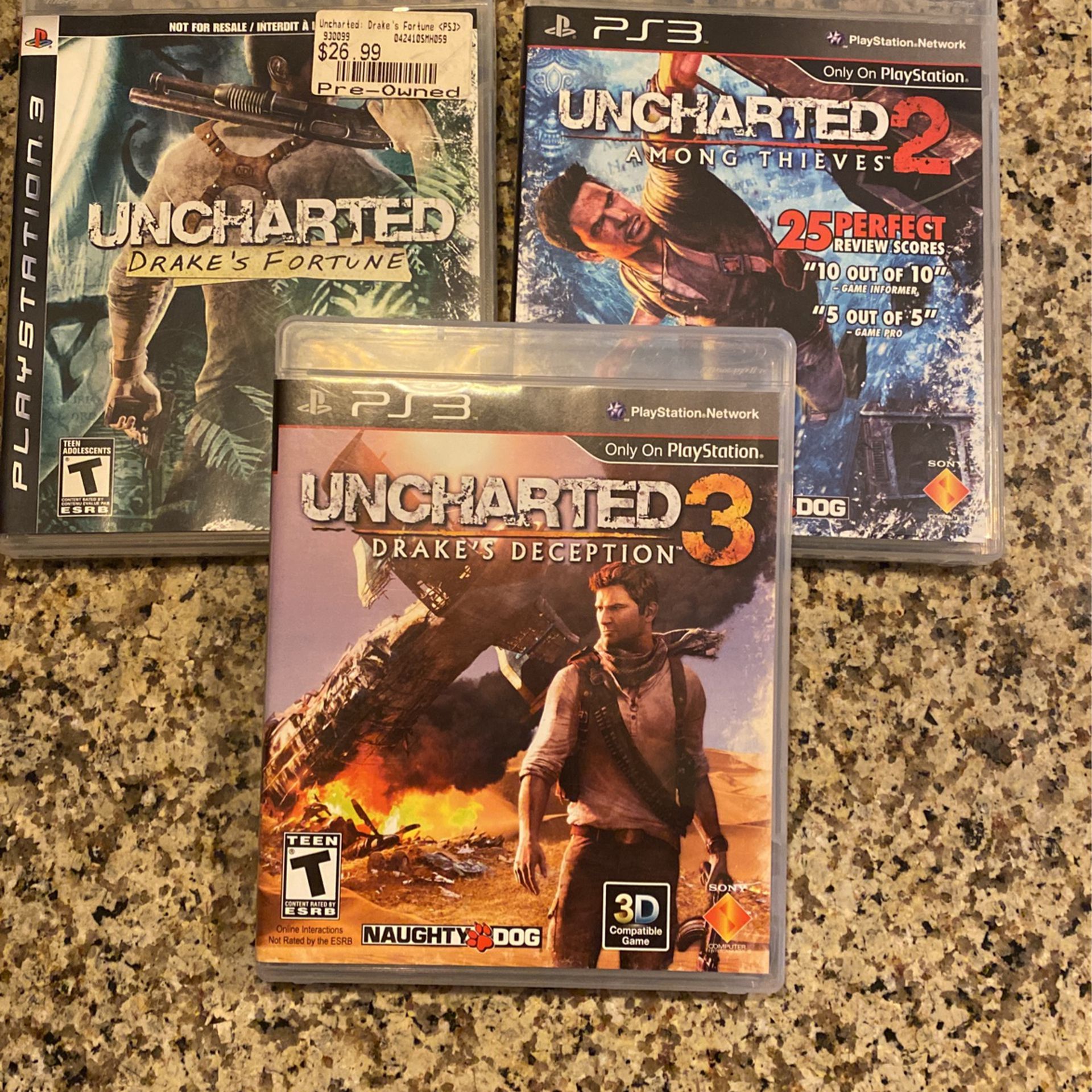 PS3 Games - Uncharted Series 