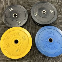 York Bumper Plates Used 
