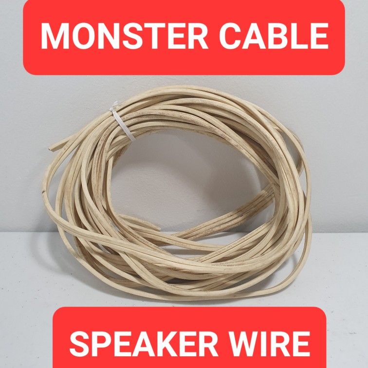 Monster Cable XP NW High Performance Speaker Cable / Wire - Navajo White - 32 Ft