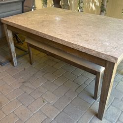 Table for living room or kitchen, wood