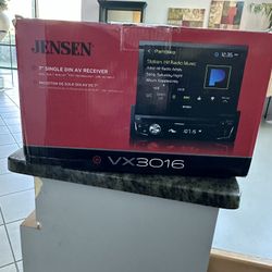 Jensen touchscreen Bluetooth technology receiver