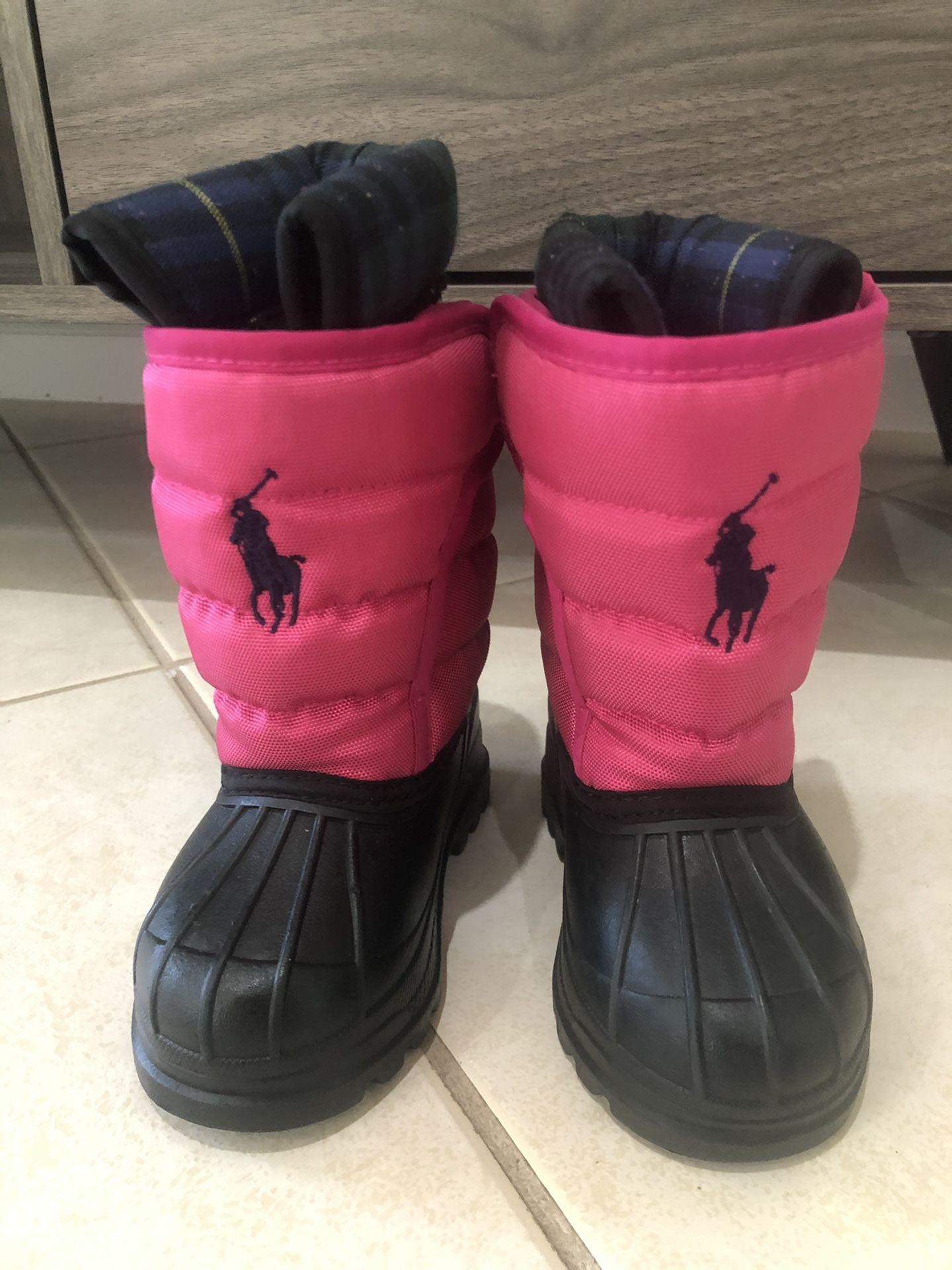 Polo snow boots for toddlers size 4