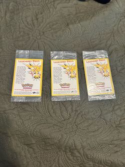 Pokemon 2000 movie promo legendary birds (SEALED!)