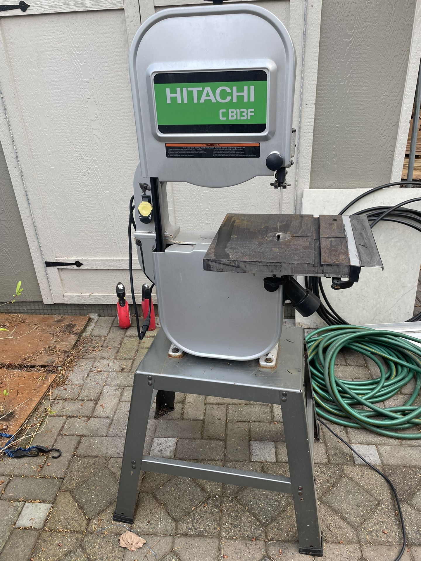 Hitachi CB13F 12" Band Saw and stand