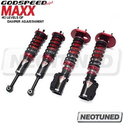 GODSPEED MAXX DAMPER COILOVERS KIT STRUT SPRING SHOCK SUSPENSION CAMBER PLATE FOR PORSCHE 911 964 91-94