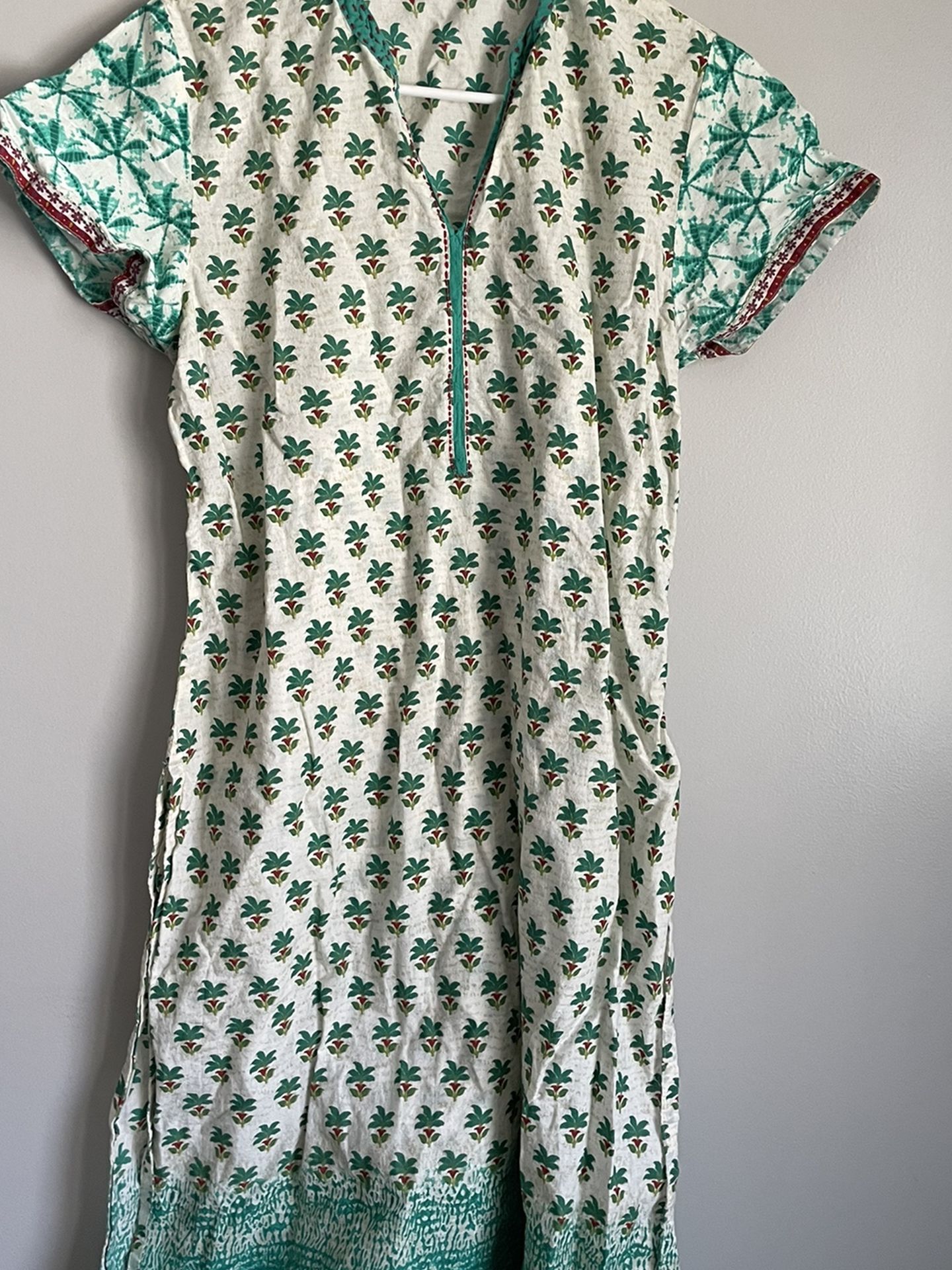 Biba Women’s Size 42 Boho Cotton Sundress Cover Up Dress