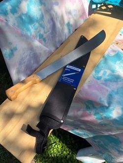 18” carbon steel tramontina machete compared to real tail