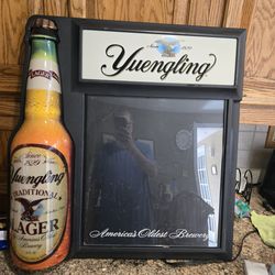 Lighted yuengling Beer message board
