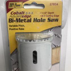 Bi-Metal  Hole Saw 2-1/8”; 2”.