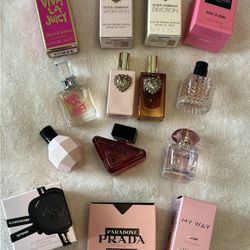 Assorted Designer Mini Perfume Collectibles ! 5-7 mL