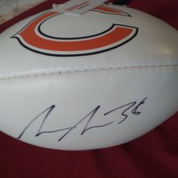 Adrian  Amos Autographed Official Bears NFL Football. 