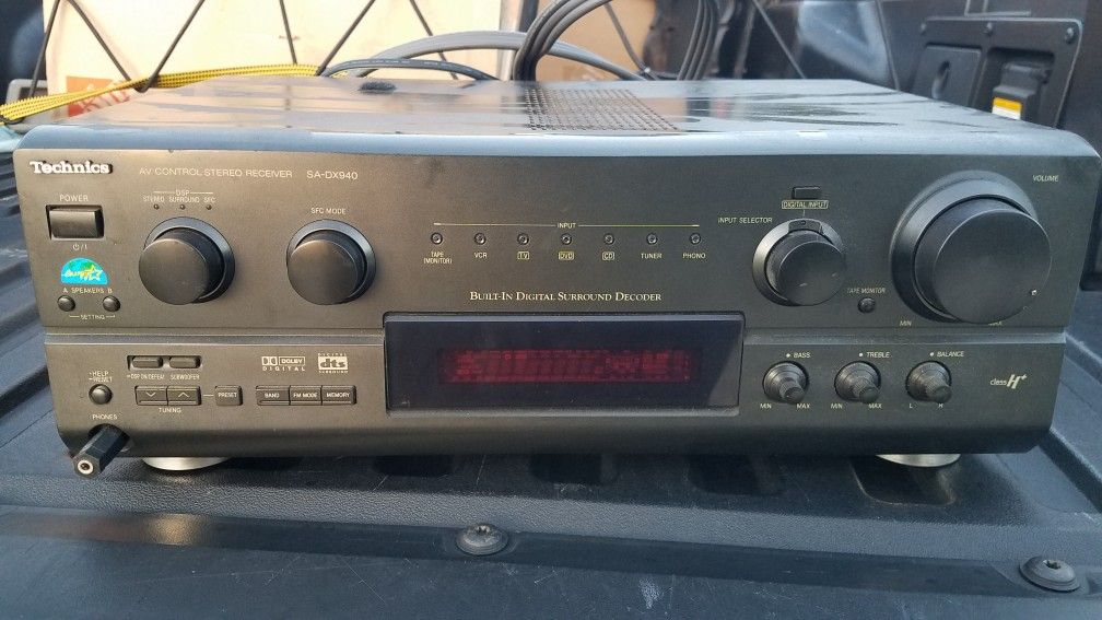 Technics SA-DX940 Dolby Digital DTS AV Control Stereo Receiver 500;Watts (100X5)