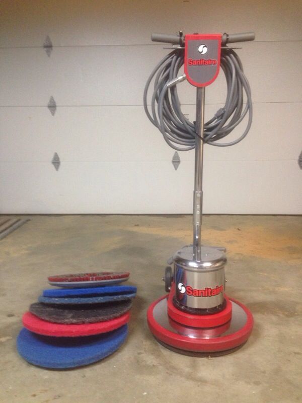 Sanataire industrial floor buffer