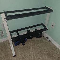 Dummbell Rack Perfect Pushups And Ab Roller