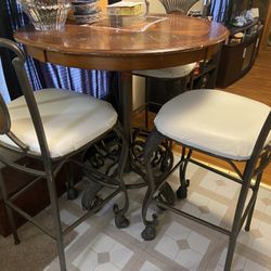 Wood & Iron Dinette Table Gorgeous Design 