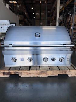 Luxury Quest 42'' Built-In Grill w/ Rear Infrared Burner & Rotisserie Kit by Summerset - QST42