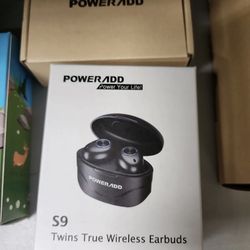 Wireless Earbuds Bluetooth, POWERADD S9 Noise Cancelling TWS Ear Buds with Micro
