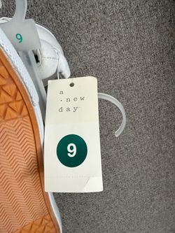 A New Day White Sneakers Size 9