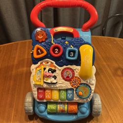 V Tech Sit & Stand Learning Walker (Used) Great Condition 