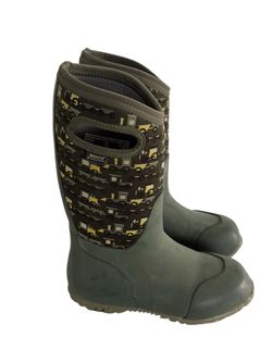 Bogs Kids Durham Choo ChooTrain Slip on Boots Size 10