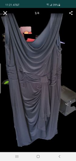 Women black dress plus size