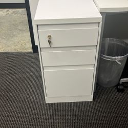 White Cabinet With Keys