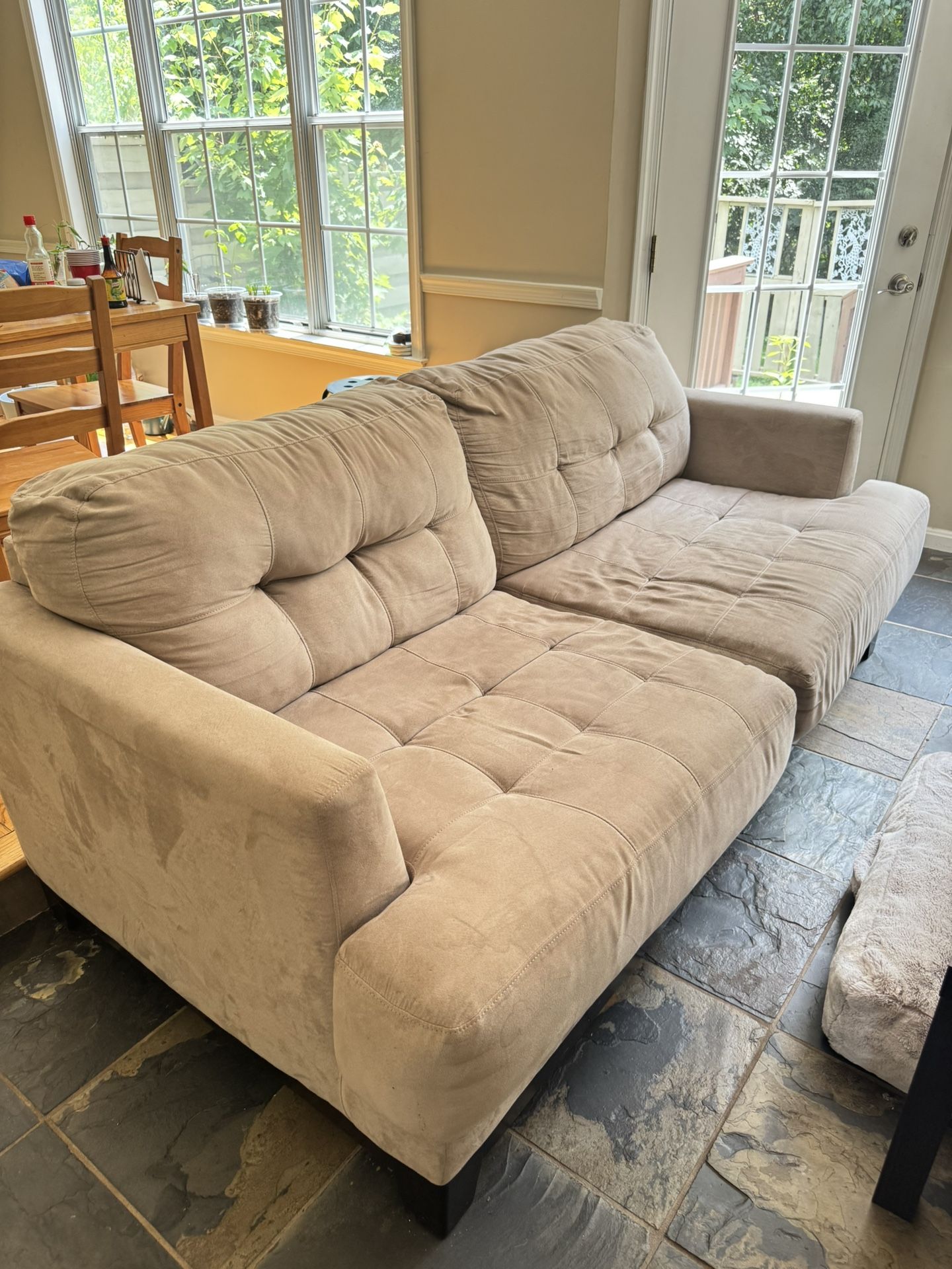 Modular Tufted Sofa Set – Heavy, Comfortable – Buy Together or Separately
