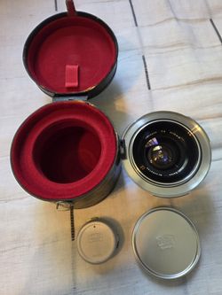 Contarex Zeiss 18mm f4 Distagon MF Wide Angle Lens W/Case/Screen/Hood/Caps Mint