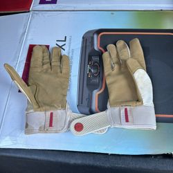 Batting Gloves And baseball Bag