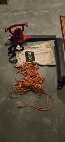 Toro Ultra Electric Blower Vac + Bag + Cord